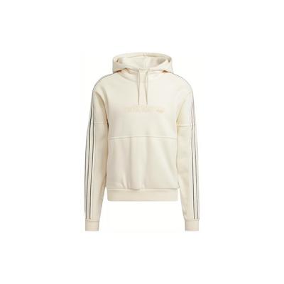 adidas Originals Trefoil Stripe Solid Hoodie Мужская толстовка с капюшоном Off-White H31285