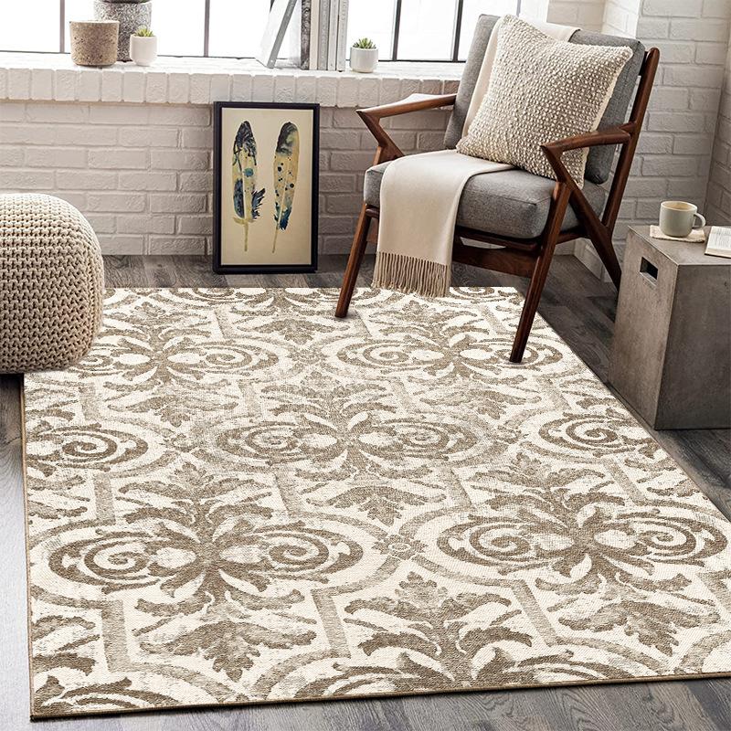 European Ethnic Style Home Bedroom, Living Room, Study, Entrance Mat, Computer Chair Mat, Circular Carpet