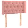 VidaXL LED Headboard Bedroom Furniture Single Bed Accessory Headboard Bed Frame Interior Pink 3123607