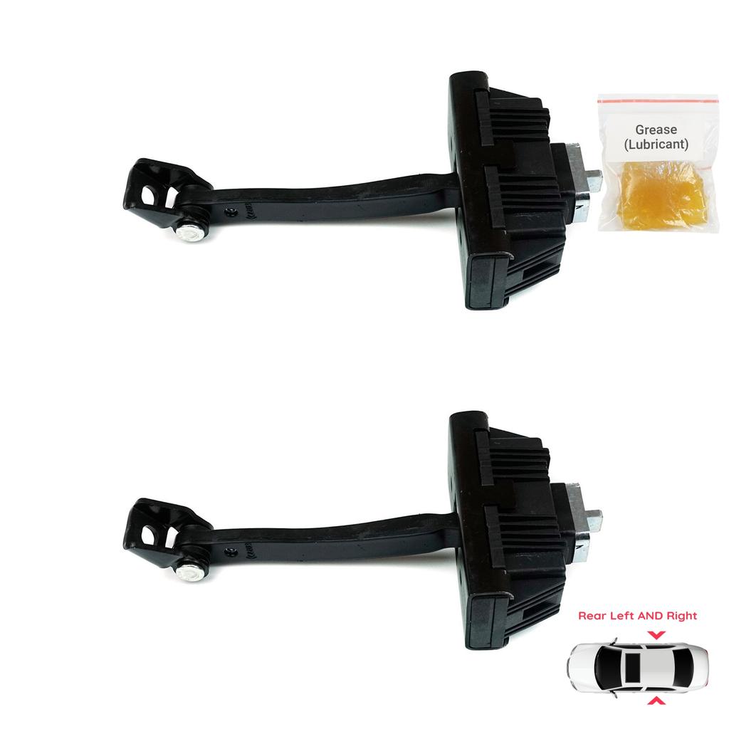 EDP1083-1 2 Pieces Rear Left AND Right Door Catch Hinge Brake Stop Check Strap Limiter for BMW X3 E83 2003-2011 41527176802