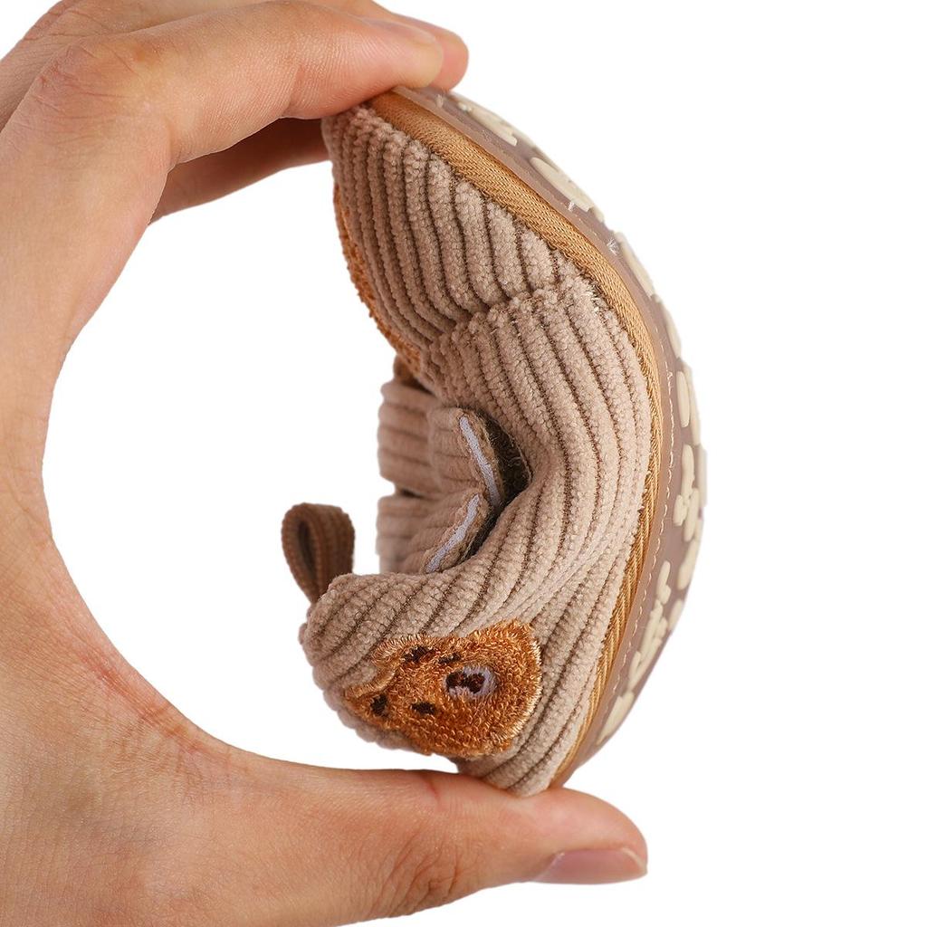 Детские туфли Gami Le Cartoon Bear с резиновой подошвой, для детей от 3 до 12 месяцев, для обучения в помещении на весну и осень.