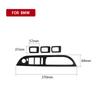 Carbon Fiber Car Window Lifting Control Button Switch Trim Cover Armrest Panel Sticker For BMW E60 5 Series 08-10 X5 X6 E70 E71