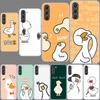 Милый Мультяшный Утенок Чехол для Телефона для Samsung A54 A14 A24 A34 A17 A37 A57 A55 A35 A25 A15 A13 A23 A33 A53 A07 A05S A04S A03 A73 Galax