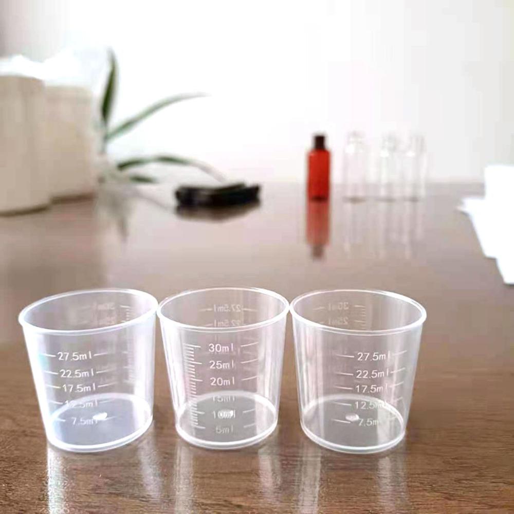 Epoxy Mixing Transparent Resin Plastic Scale Cups Measuring Tool Graduated Cups Container