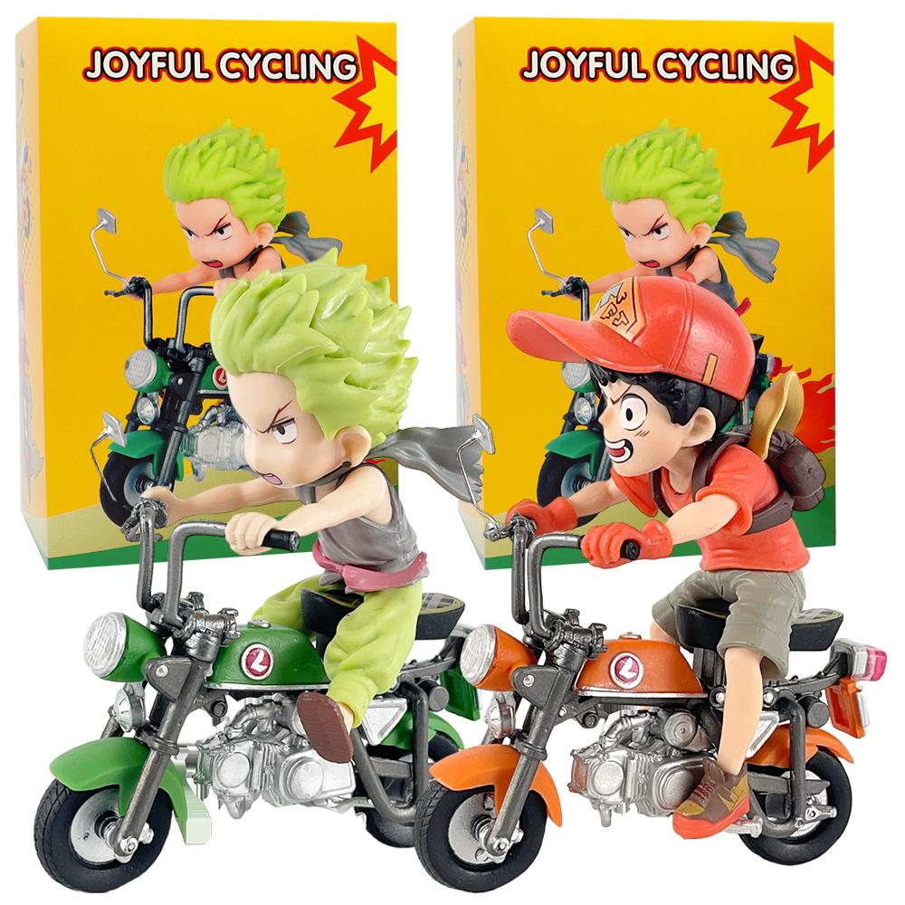 15 см Аниме One Piece Фигурка Монки Д. Луффи Ророноа Зоро Модель Мотоцикла Игрушка Кукла Настольные Украшения для Автомобиля Фигурка Действия ПВХ