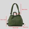 Casual Soft Nylon Padded Tote Bag Large Capacity Quilted Women's Handbags Puffy Lightweight Crossbody Bags Shopping