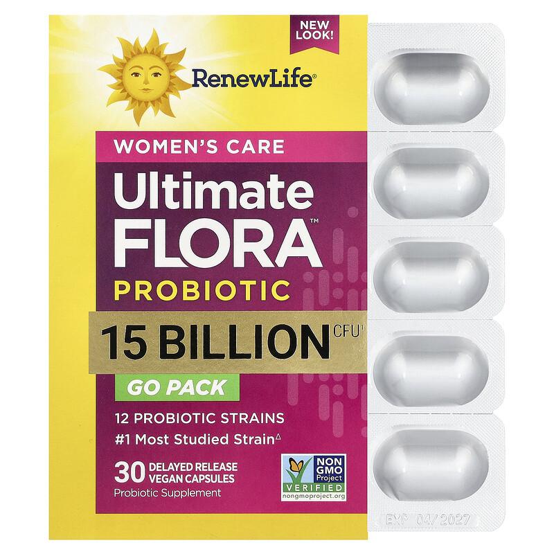 Women's Care, Ultimate Flora™ Probiotic, 15 Billion CFU, 30 Delayed Release Vegan Capsules