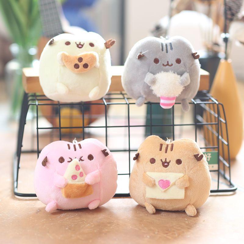 Cute Cute Kitten Pendant Plush Toy Doll Kitten Schoolbag Hanging Decoration Keychain Doll Doll