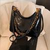 Chain Bag Women's New Fashion Shoulder Underarm Bag Casual Hand Carry Tote Bag