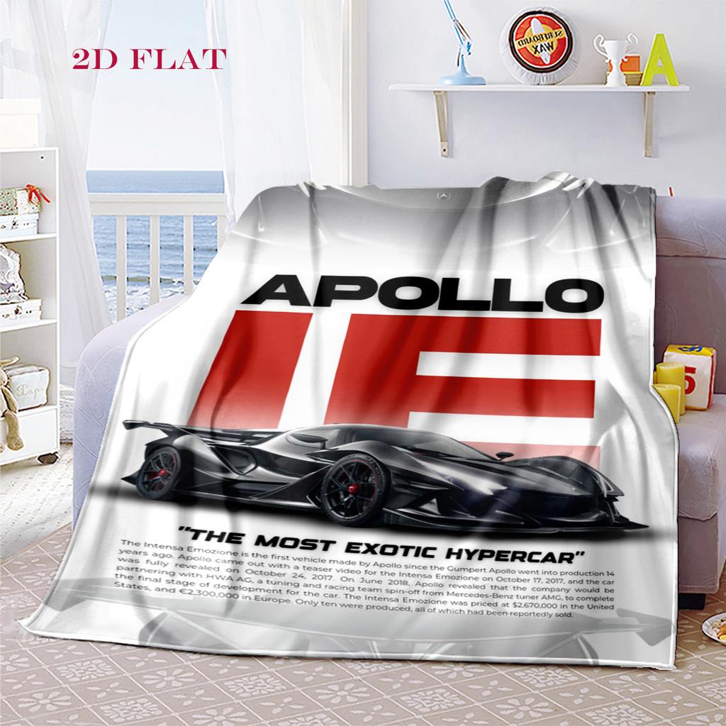 Style: Emblem blanket blanket Soft and comfortable Nap Blanket Outdoor plush blanket Machine washable