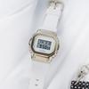 Casio Серия All Metal Цифровые часы с квадратным циферблатом Женские часы Белые GM-S5600G-7PR