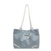 Leisure Commuting Large-capacity Bag Women's 2025 New Personalized Foreign Shoulder Bag College Students In Class Tote Bag