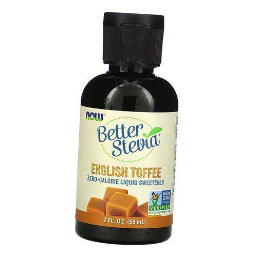 Стевия, подсластитель, не содержащий калорий, Better Stevia Liquid, Now Foods  59мл Без вкуса (05128003)