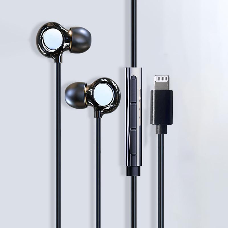 Внутриканальные керамические наушники с диагональным ушным вкладышем, наушники для сна с высоким качеством звука и управлением микрофоном