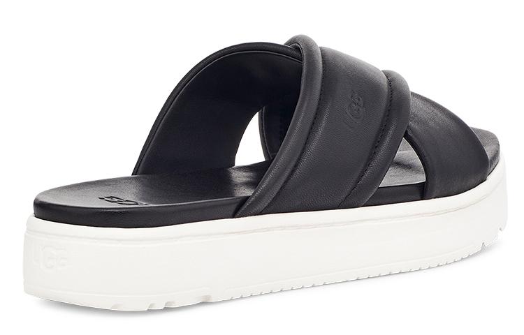 UGG Шлепанцы с резиновой подошвой Женские Черные 1128635-BLLE