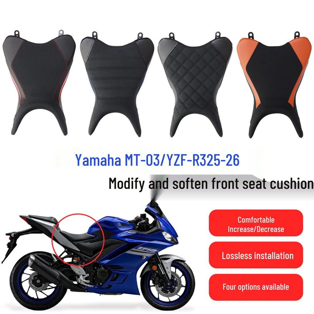 Сборка переднего сиденья для новых моделей Yamaha YZF R25, R3, MT-03 (2025-2026) - Регулируемая высота/опускание