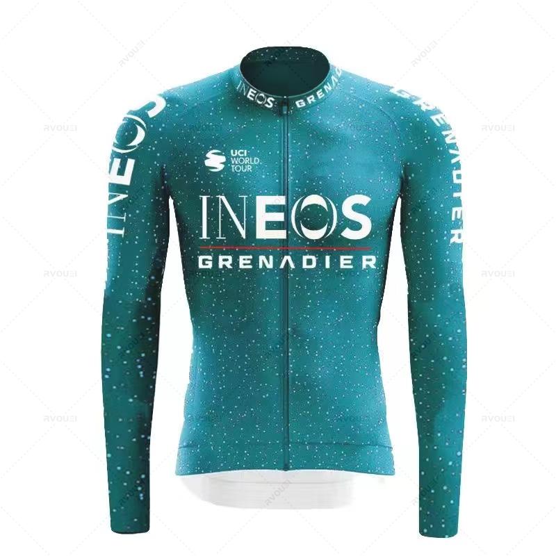 Комплект осенней велосипедной формы Ineos Grenadier Ropa Ciclismo Весенняя с длинным рукавом Велосипедная одежда MTB Велосипед Майка Велосипед Велосипедные шорты