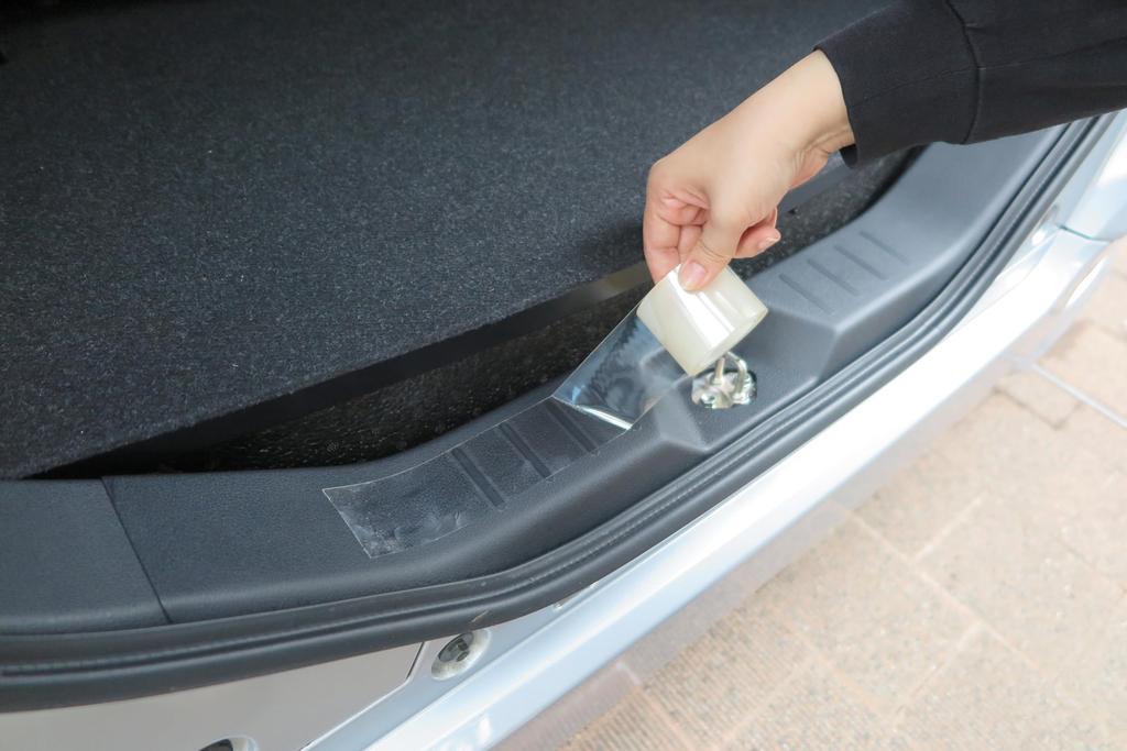 Basics Car Supplies, Scratch Prevention, Just Stick, Protective Tape, Bumper, Door, Protection Film Tape, Transparent, Trace-Resistant