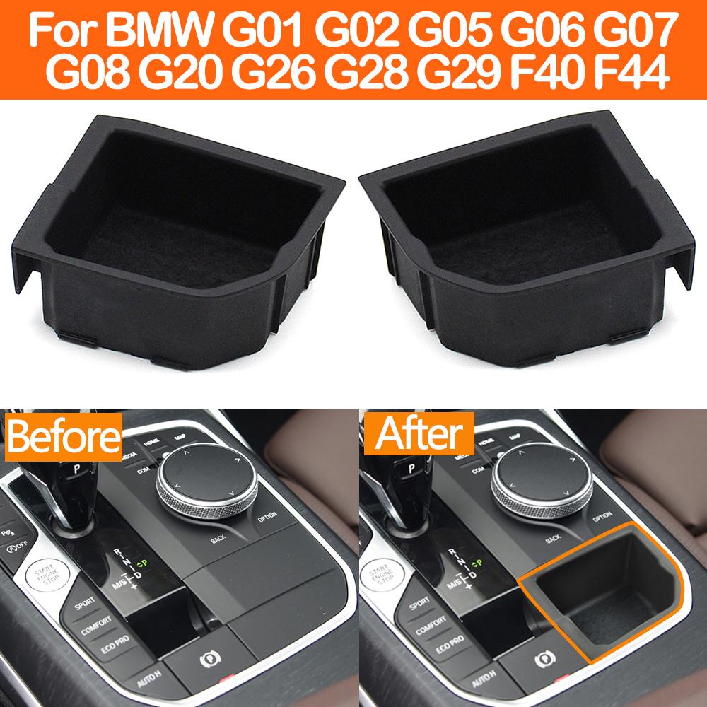 LHD RHD Console Gear Shifter Modified Storage Box For BMW 2 3 4 Series X3 X4 X5 X6 F40 F44 G20 G26 G29 G01 G02 G05 G06 G07 G08