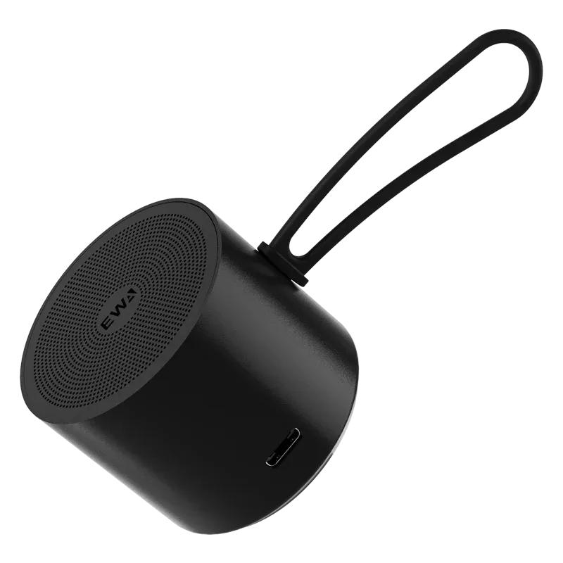 EWA A127 Metal Bluetooth Speaker Small Portable Steel Gun Heavy Metal Wireless Subwoofer Outdoor Mini USB Bluetooth Speaker
