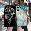 Cat Animal Patterned Soft Black Silicone Phone Case For Xiaomi Redmi Camera Shockproof Protective Rubber Bumper Cover For Redmi Note 13 Pro 13C Cases