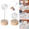 Numbers Holder Round Shape Base Wedding Supplies Place Card Photos Clips Clamps Stand Picture Frame