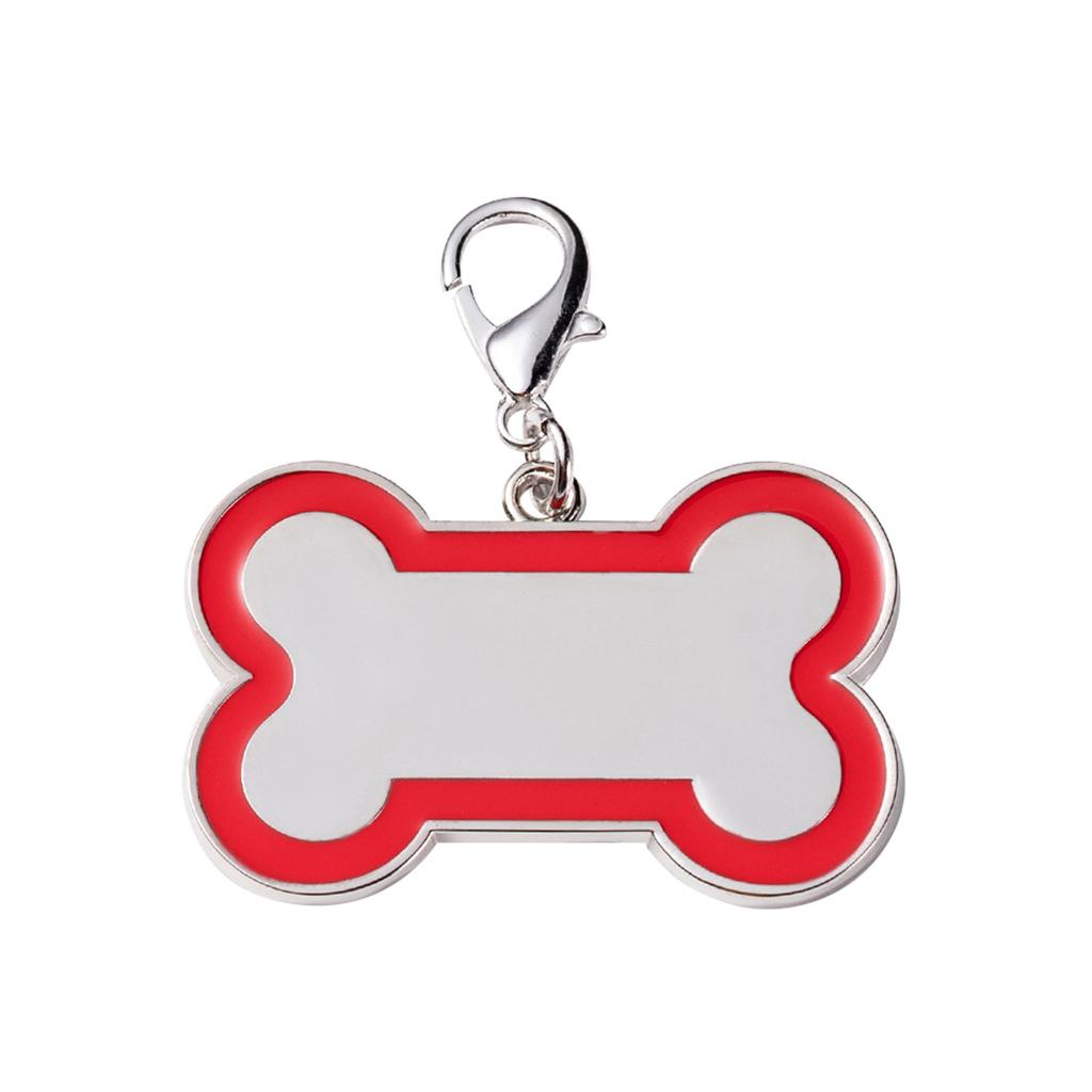 Идентификационные бирки для домашних животных в форме косточки с цветным дизайном, персонализированные бирки для собак и кошек, индивидуальная гравировка с 5 строками текста с обеих сторон