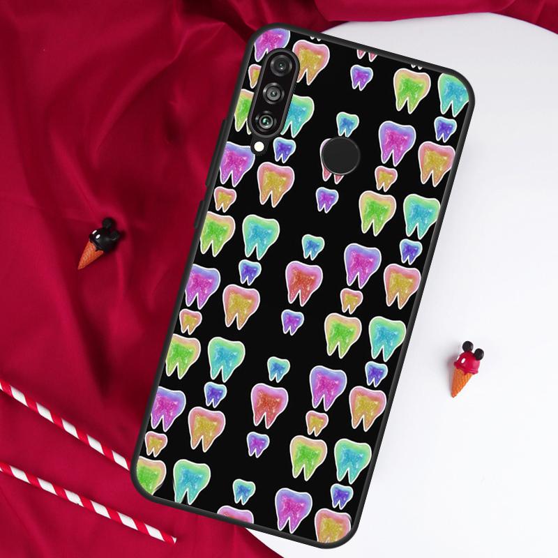 Dentist Tooth For Huawei Nova 7i 8i 11i 12i 12s 10 9 SE Y90 Y60 Y70 Y72 Y61 Y91 P60 Pro P30 P40 Lite Case