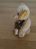 [USED] German Steiff teddy bear wearing a bell collar, rare stuffed toy