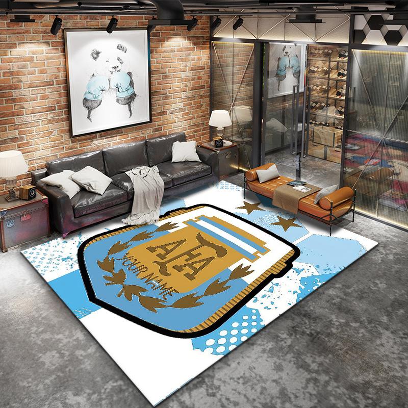 Messi Custom Name Carpet Rug For Living Room Bedroom Home Sofa Decoration Kids Play Nonslip Floor Mat