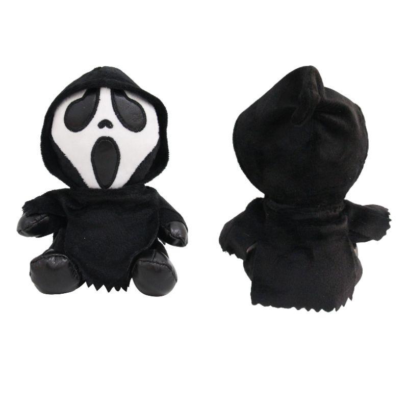 Плюшевая кукла Scream Ghostface для домашнего декора и вечеринок в стиле хоррор 7,87 дюйма