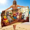 1Pc Adventure Acre Wood Beach Towel Quick Dry Multiuse For Beach Pool Gym Yoga Home Travel Christmas Halloween Xmas Gift S1530