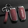 Car Remote Key Case Cover For Omoda JAECOO J7 J6 J7 J8 Phev 2025 2024 2023 Ruigu 9 Zinc Alloy Leather Auto Keychain Accessories