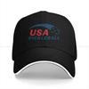 Стирка Унисекс Бейсболка USA PICKLEBALL Тракер Snapback Кепки Кепка Папы Пиклбол Спортивные Гольф Кепки
