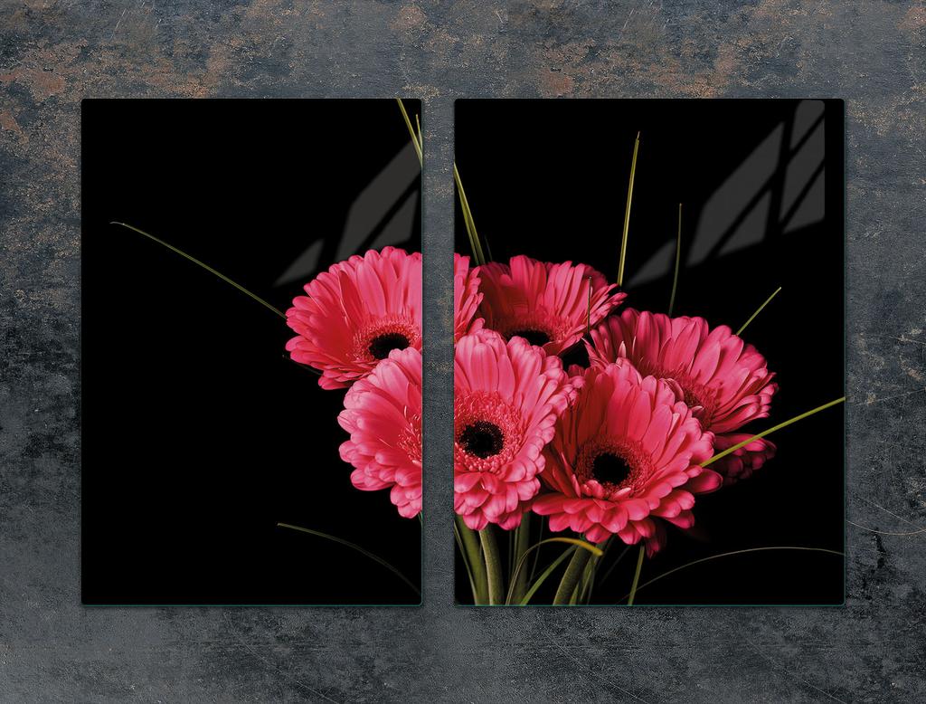 SZKLANA PŁYTA OCHRONNA DESKA 75x52 GERBERA