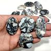 Black Maligano Cabochon Loose Gemstone Lot With Different Mix Shape and All Size Used For Jewelry Making Gemstone.