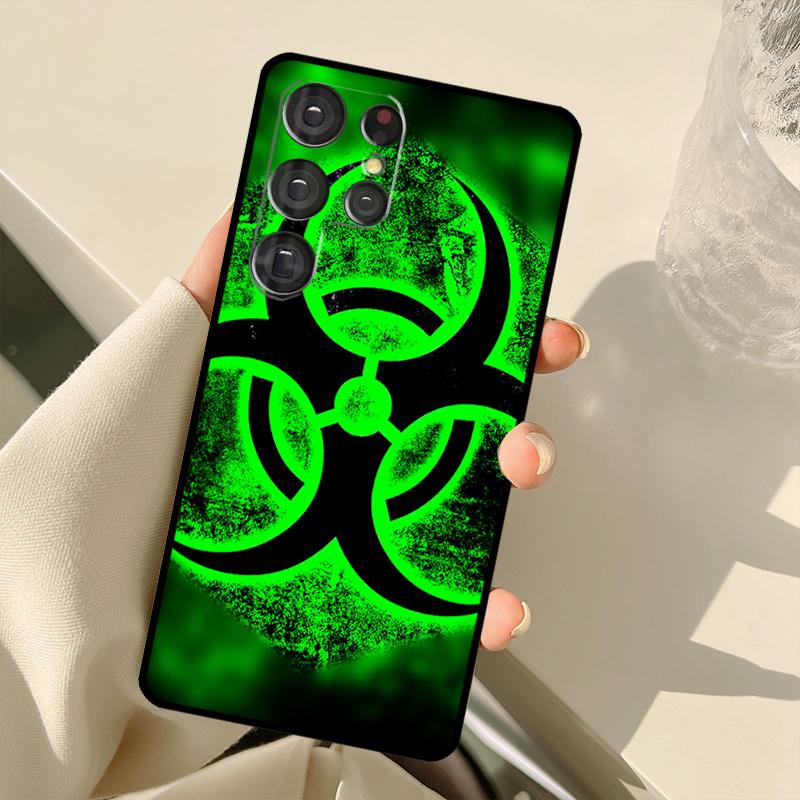 Символ Биоопасности Для Samsung Galaxy S23 S22 Ultra S21 S20 FE S8 S9 S10 Note 10 Plus Note 20 Ultra Чехол для Телефона