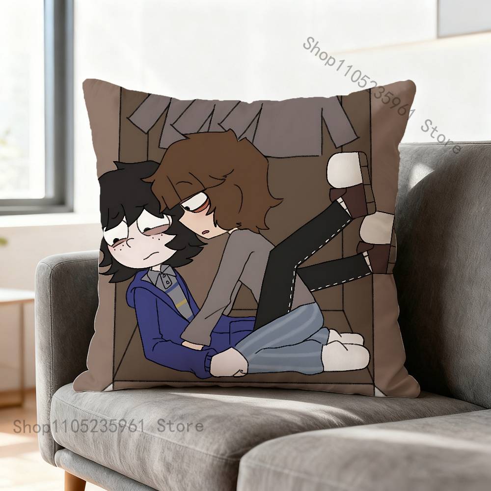 Will Mike Onewheatmark BByler Pillow Cases for Bedroom Living Room Sofa Home Decor Polyester Cushion Cover with Zipper