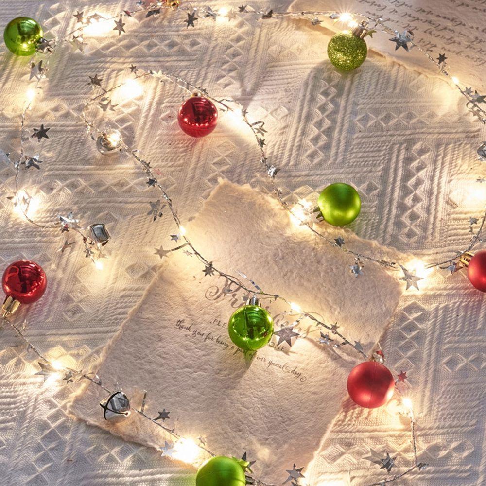 Flowers Xmas Supplies Pine Cone Home Decor Christmas Decorations Christmas Garland String Lights