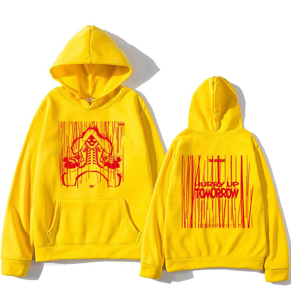 TheWeekend Hurry Up Tomorrow Album Hoodies Men/Women Clothing Heavy Mental Style Unisex Streetwear Graphic Pullovers Hip Hop