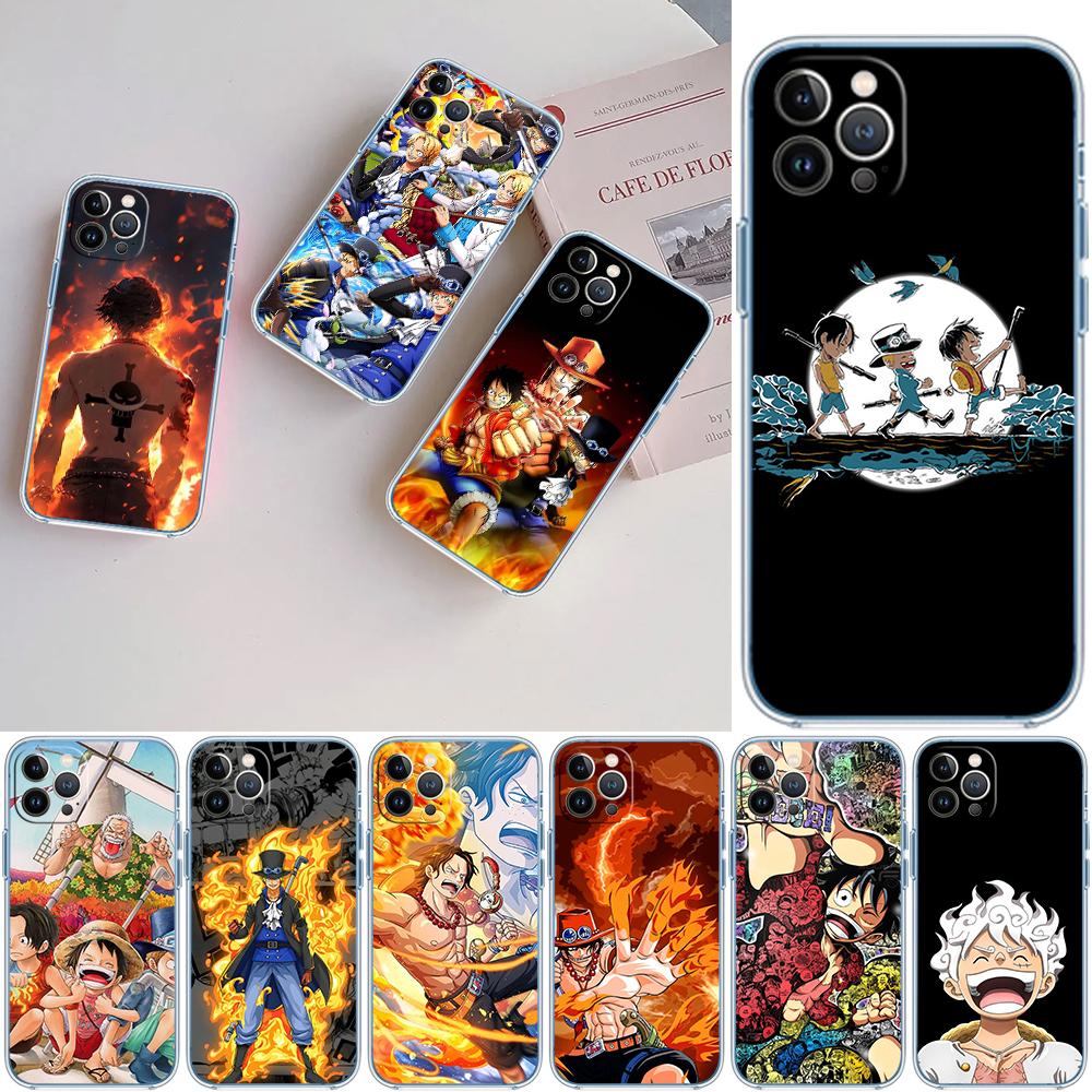 One Piece ACE Sabo Luffy Phone Case for LG K22 K30 K40 K40S K41 K42 K50 K50S K51 K51S K52 K61 K62 K71 K92 Q60 Q61 V40 V50 V60