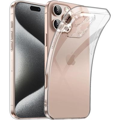 Прозрачный чехол TPU для iPhone 16 Pro Max 15 Plus 14 13 Mini 12 11 X XS XR SE 2022 2020 7 8 6 6S 5S 16Pro 16Plus 15Pro Прозрачный чехол для телефона Аксессуары