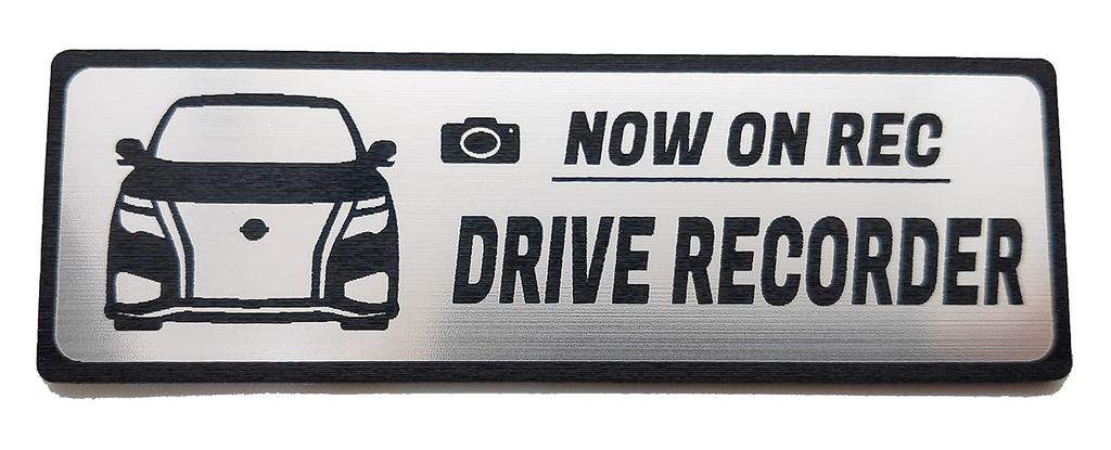 [Honami Works] E52 Поздний ELGRAND Эмблема для автомобилей, оснащенных видеорегистратором, Наклейка на приборную панель