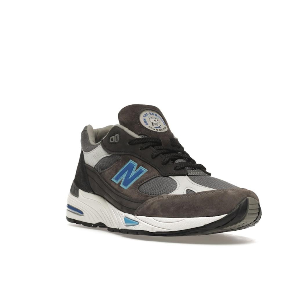 Run The Boroughs x New Balance 991 Made in England London Marathon Men Sneakers Grey Black Blue M991LM