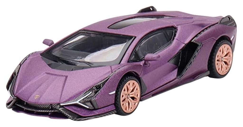 TrueScale Miniatures MINI GT 164 Lamborghini Sián FKP 37 SE30 Matte Viola Left-hand Drive Hong Kong Exclusive Finished Product