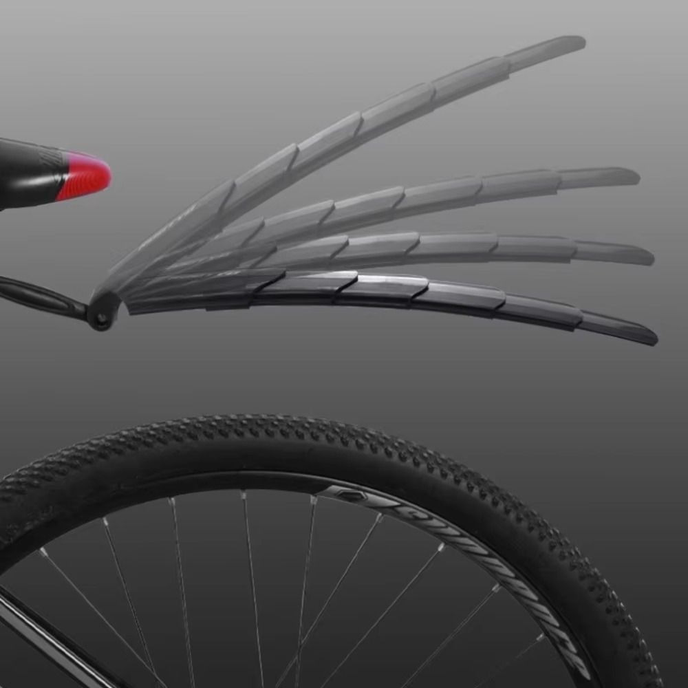 Retractable Design Folding Mud Fender Waterproof Material Retractable Mudguard Road Cycling
