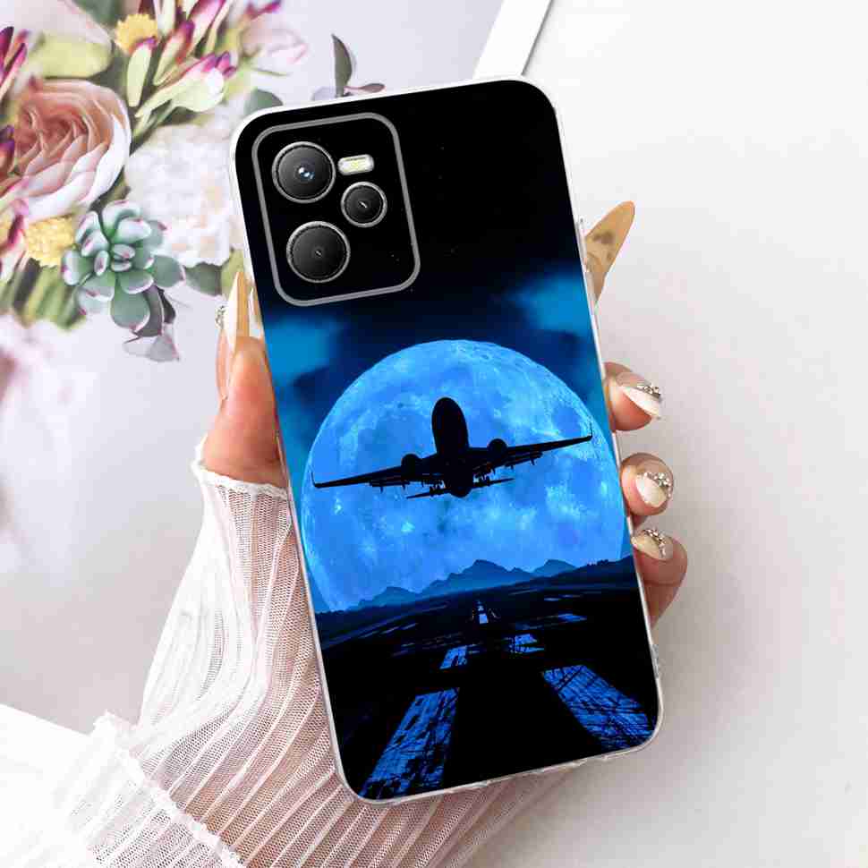 Для Realme C 35 C35 Чехол 2022 Золотой Дракон Чехол Мягкий Силикон Fundas Для Realme Narzo 50A Prime RealmeC35 Чехол для Телефона Сумки