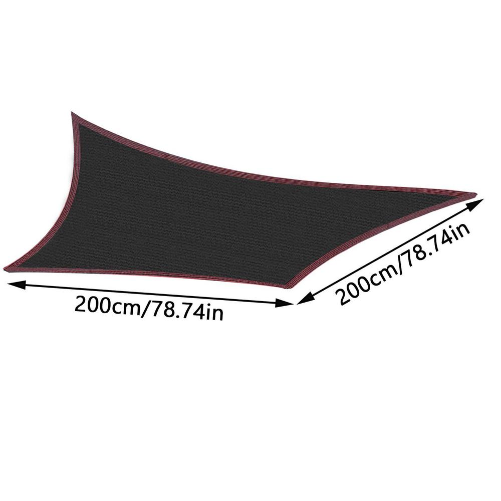 Черная сетка от солнца с защитой от УФ-лучей 95% для беседки, укрытия, навеса для улицы, перголы, накрытие от солнца, сельскохозяйственная теплица, солнцезащитная сетка для бассейна