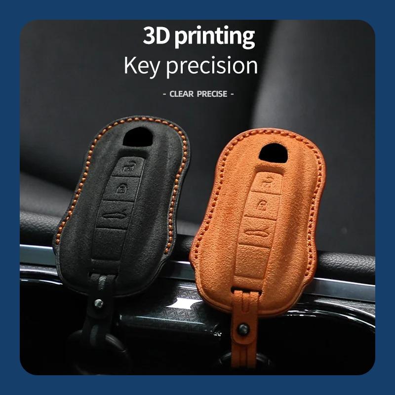AABKR1 Car Key Bag Case Cover For Porsche Panamera Spyder Carrera Macan Cayman Cayenne 911 970 981 991 Car Key Cover Accessories