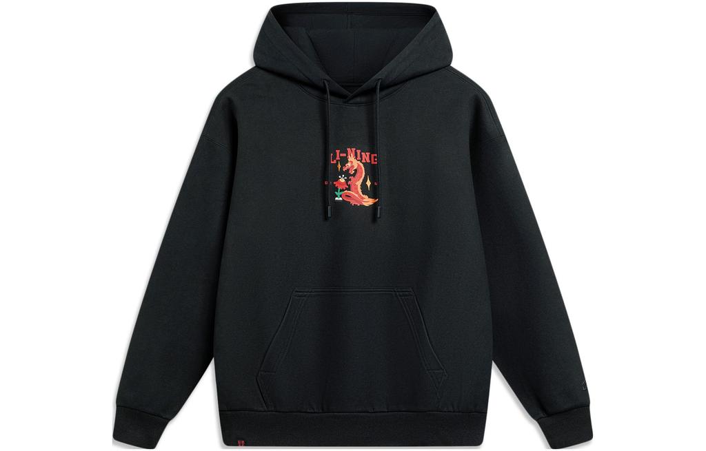 Li Ning Sports Trendy Collection Sweatshirt Unisex Black AWDU049-2